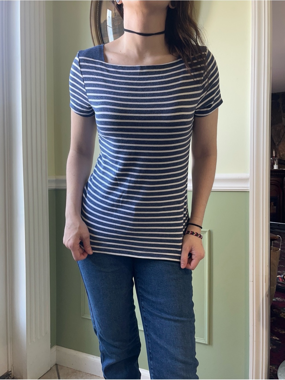 Jones & Co striped top